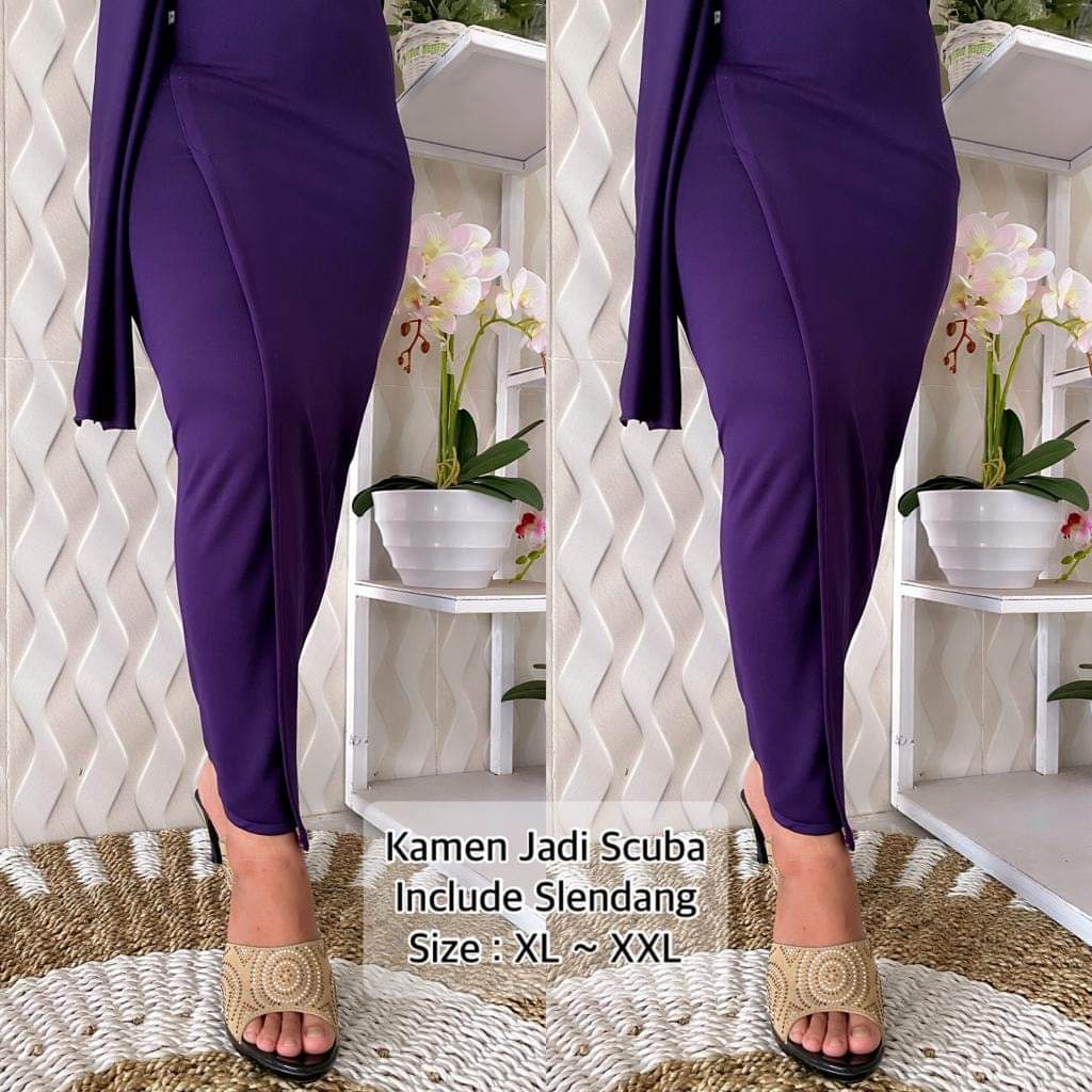 Kamen jadi polos set selendang / kamen bali