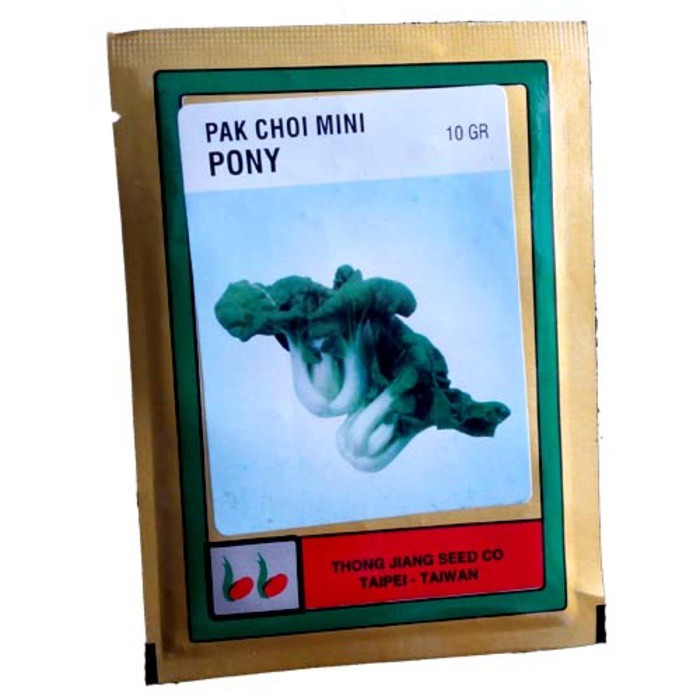Thong Jiang Seed Pony - benih pak choi mini - 10 gram