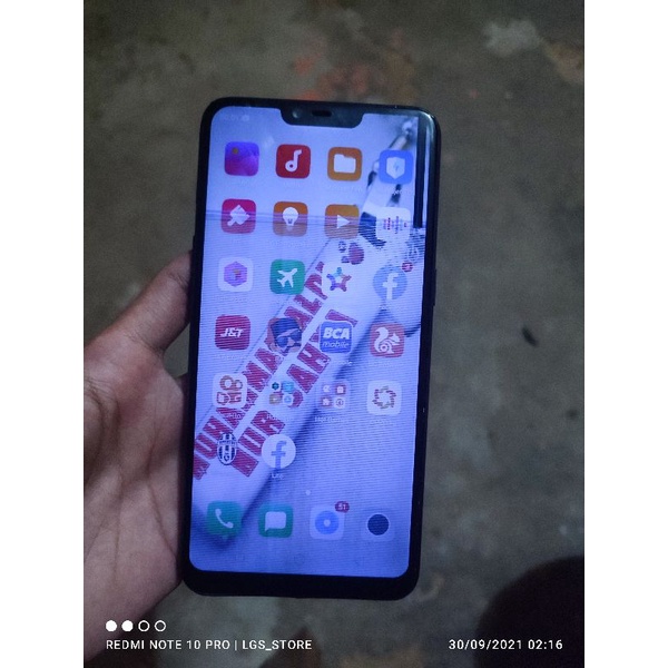 OPPO A3S 2/16 MINUS LCD RUSAK (MESIN NORMAL NO POLA)
