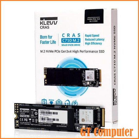 KLEVV SSD CRAS C710 512GB M.2 2280 NVMe PCle Gen3 x4 / SSD 512GB