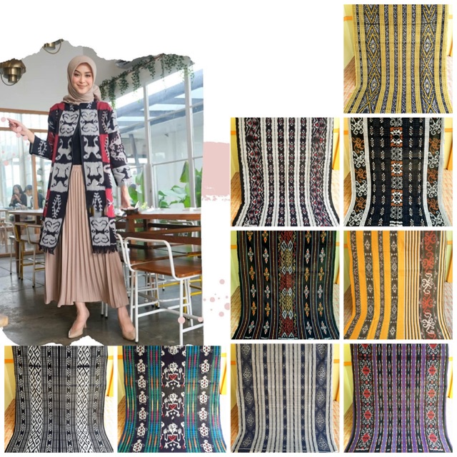 KAIN TENUN ORIGINAL MOTIF TORAJA NTT DAN LOMBOK
