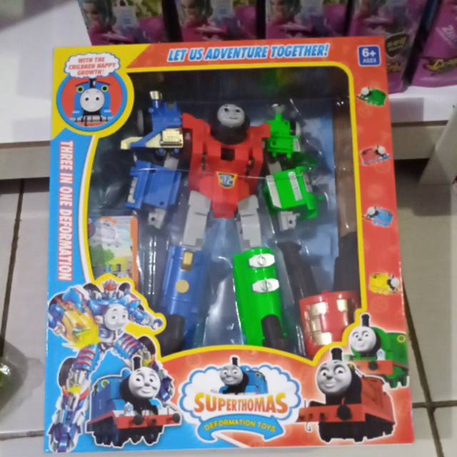 Superthomas deformation toys train thomas