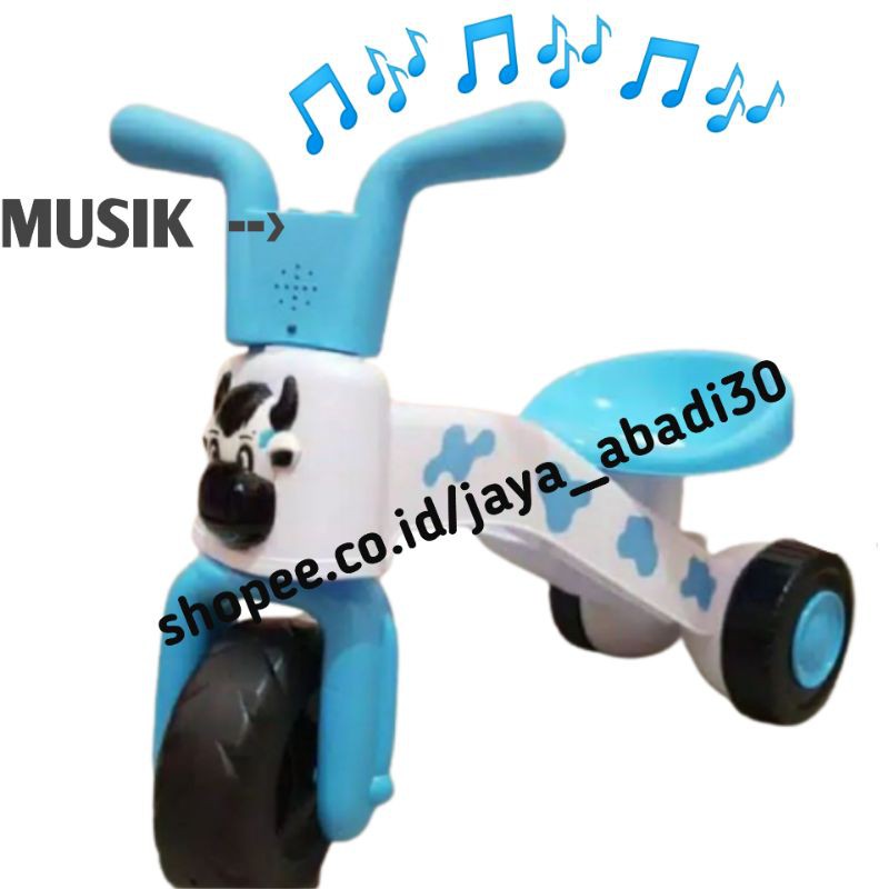 FD 305 FD 306 - Mainan Sepeda Anak 3 Roda  / cow trycicle  Musik FD306 dan Non Music FD305 / Sepeda sapi roda 3 FFI