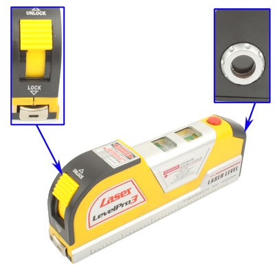 Laser Level with Tape Measure Pro 3 (250cm)