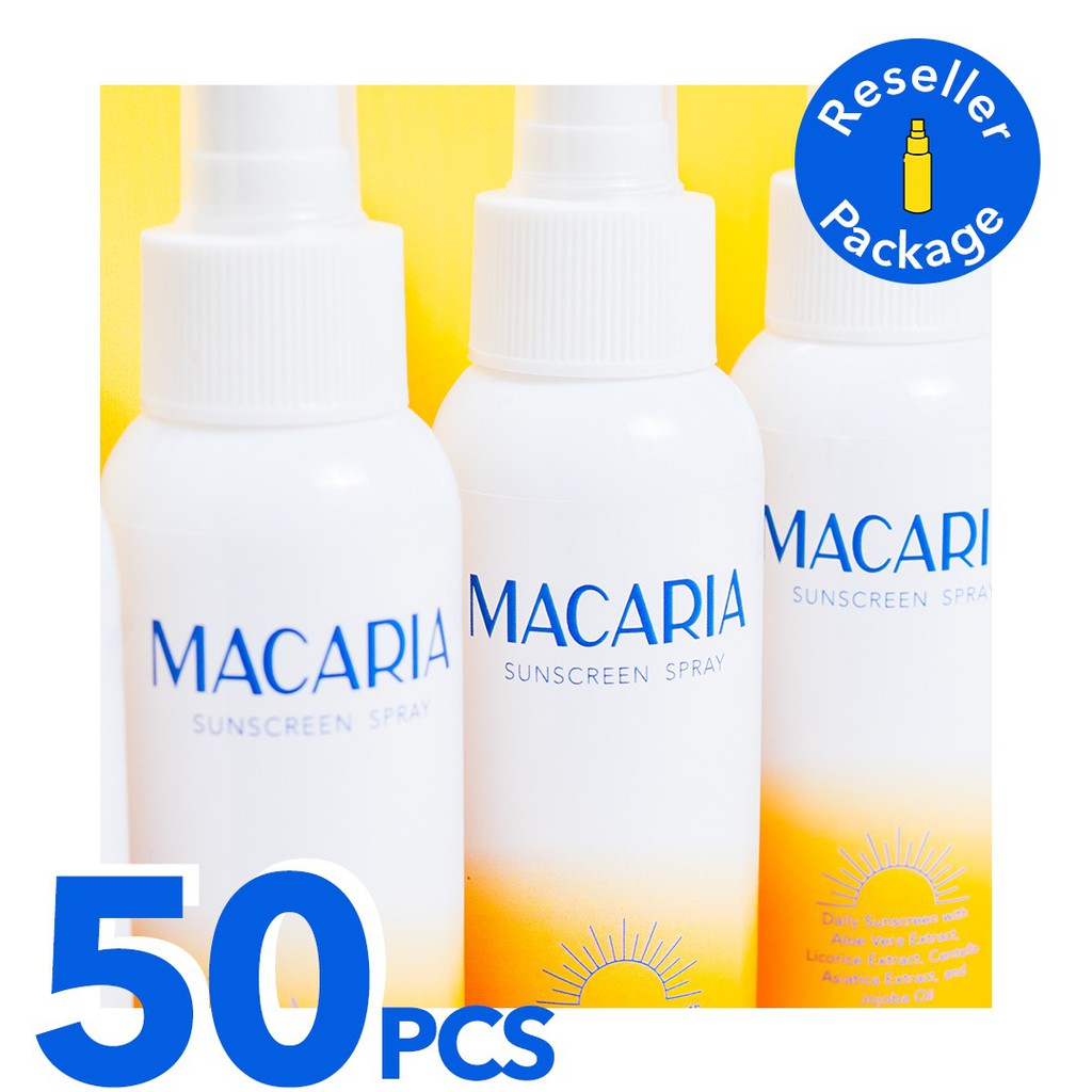 

Macaria Sunscreen Spray Paket (50 pcs)