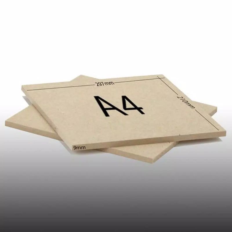 

papan kayu mdf 8mm ukuran A4 Ukuran A4 (29,7mm x 21,0mm)