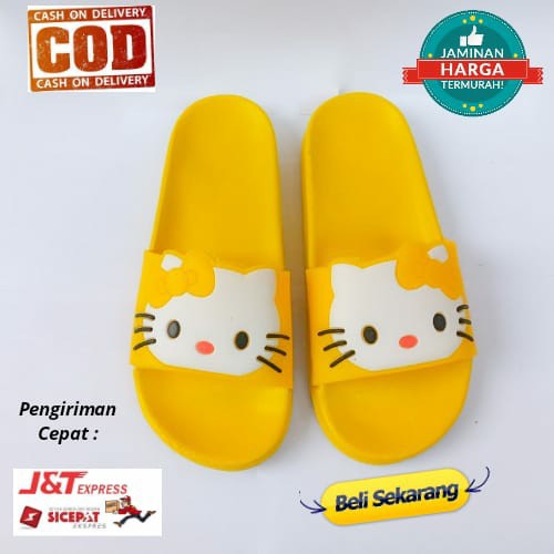 Sandal Selop Anak / Sandal Anak Perempuan Karakter Hello Kitty Ukuran 26-35