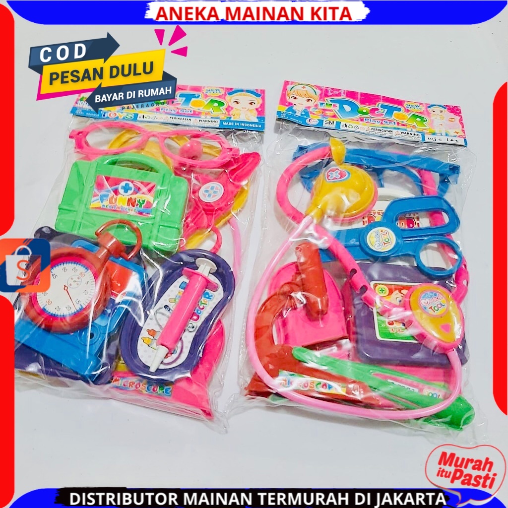 MAINAN ANAK DOKTER DOKTERAN PLAYSET WJ163 MAINAN EDUKASI ANAK CERDAS / MAINAN EDUKATIF DOKTER- DOKTERAN