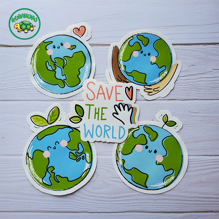 

Sticker / Stiker Deco Aesthetic Pack Eco Lifestyle 002 Utk Laptop, Buku, Diary, Journal, dll