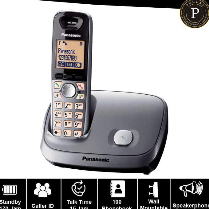 Telepon Wireless Panasonic KX-TG6511 | Telepon Rumah | Telepon Kantor