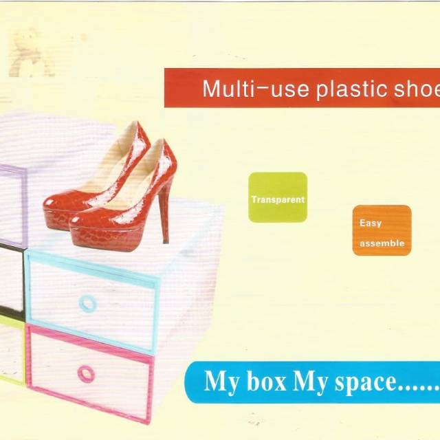 Box sepatu transparan