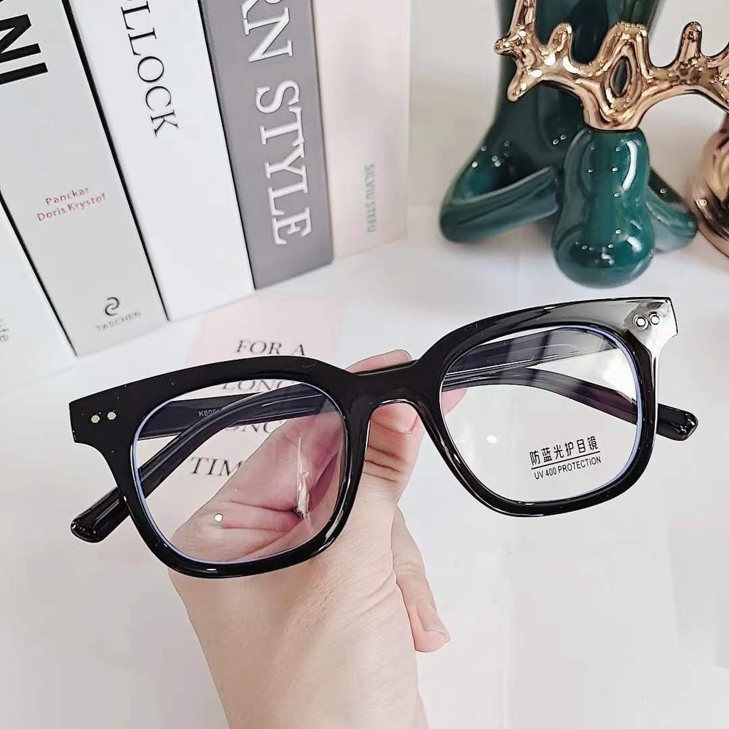 Kacamata Anti Radiasi Kacamata Hitam Wanita Gaya Candy Color Square UV400 Korean Fashion ANTOP