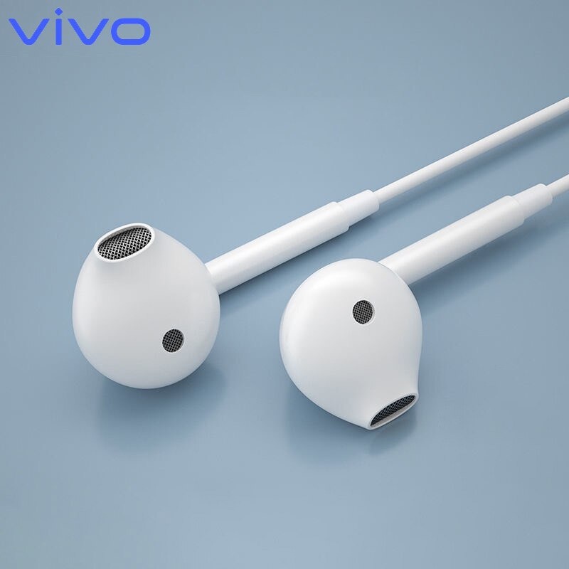 Headset Earphone Vivo V5 V7 V11 V15 V17 V19 Pro S1 Pro XE160 Stereo Jack 3.5mm Original