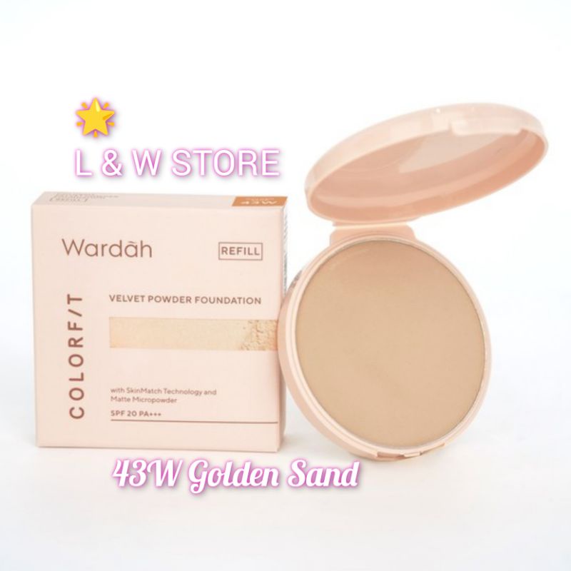 Wardah Colorfit Velvet Powder Foundation (Refill)