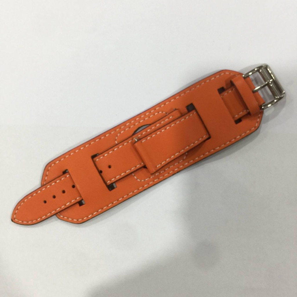 Premium Snowy Strap Leather Synthetic 20mm - Strap Kulit 20mm