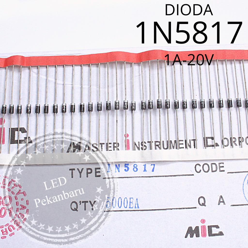 DIODA 1N5817 IN5817 IN 5817 1N MIC 1A 20V RENTENG DIODE