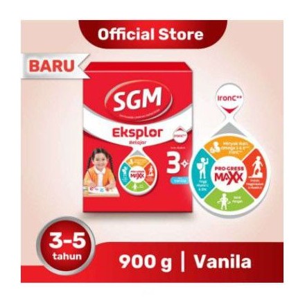 

SGM Eksplor 3 Plus 900gr Vanila / Madu / Coklat