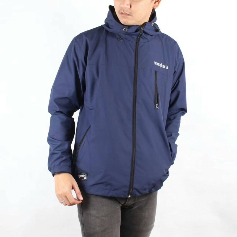 Jaket Outdoor More Wangker’s Jaket Parasut Pria Jaket Distro Jaket Running Ungu