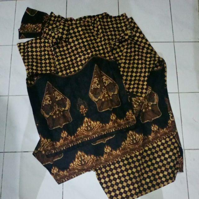 Tunic Ziggy Wayang Tunik Batik Cantik Tunic Batik Modern Seragaman Batik Kerja Wanita Muslim Modis