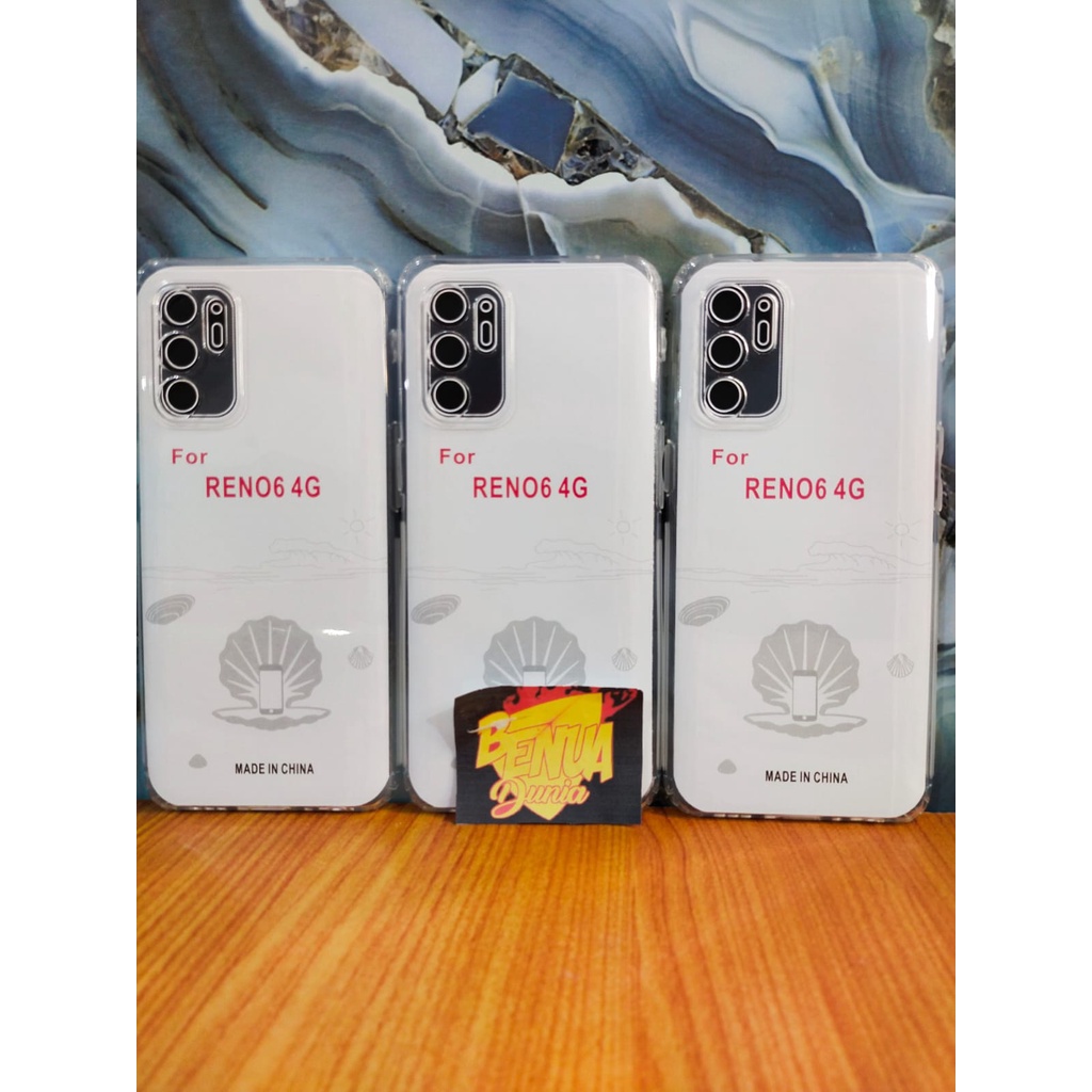 CASE OPPO RENO 6 4G ,OPPO RENO 6 5G SOFCASE CLEAR HD PREMIUM RENO 6 4G ,RENO 6 5G - BENUA DUNIA