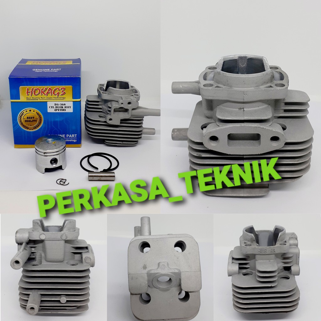 Jual Cylinder Block Blok Komplit Assy Mesin Potong Rumput 368 Indonesia Shopee Indonesia
