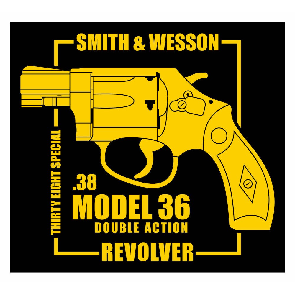 Type 36 Smith & Wesson Cutting Sticker