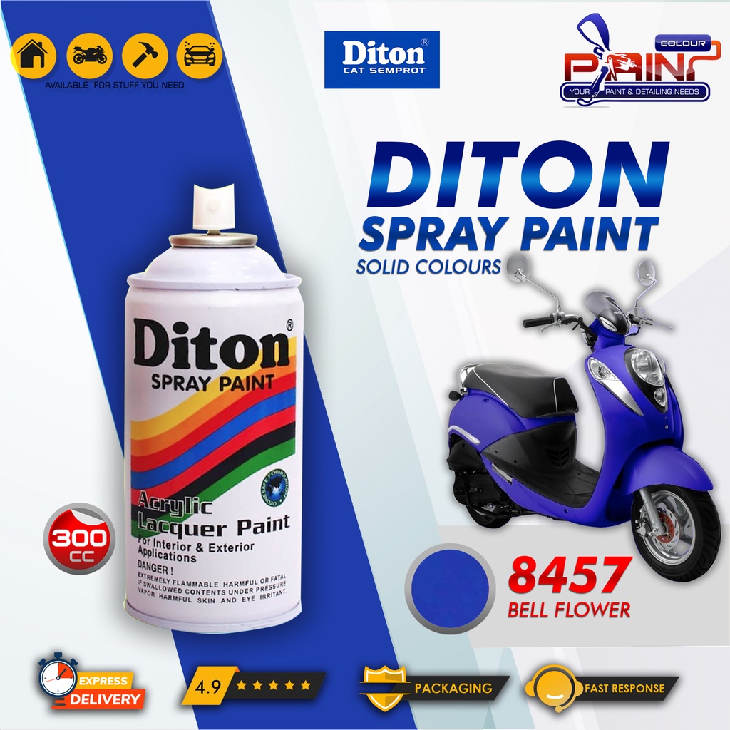 Diton 8457 Bell Flower Cat Semprot/Pylox/Samurai Motor/Helm/Gundam