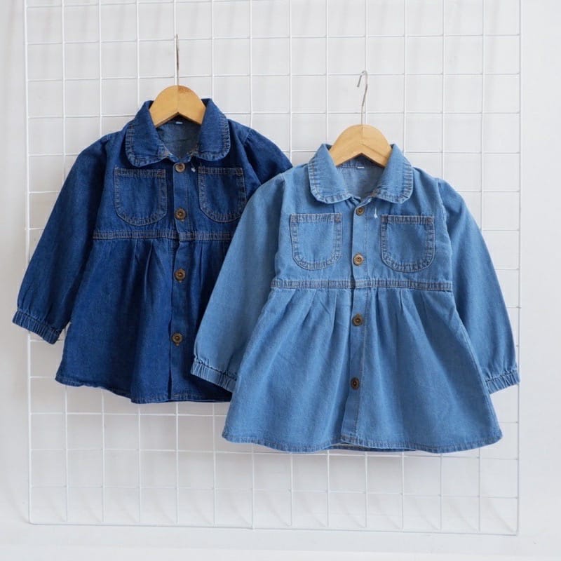 Dress Jeans Toppo DRESS ALISYA 1 - 5 Tahun Baju Anak BerKualitas