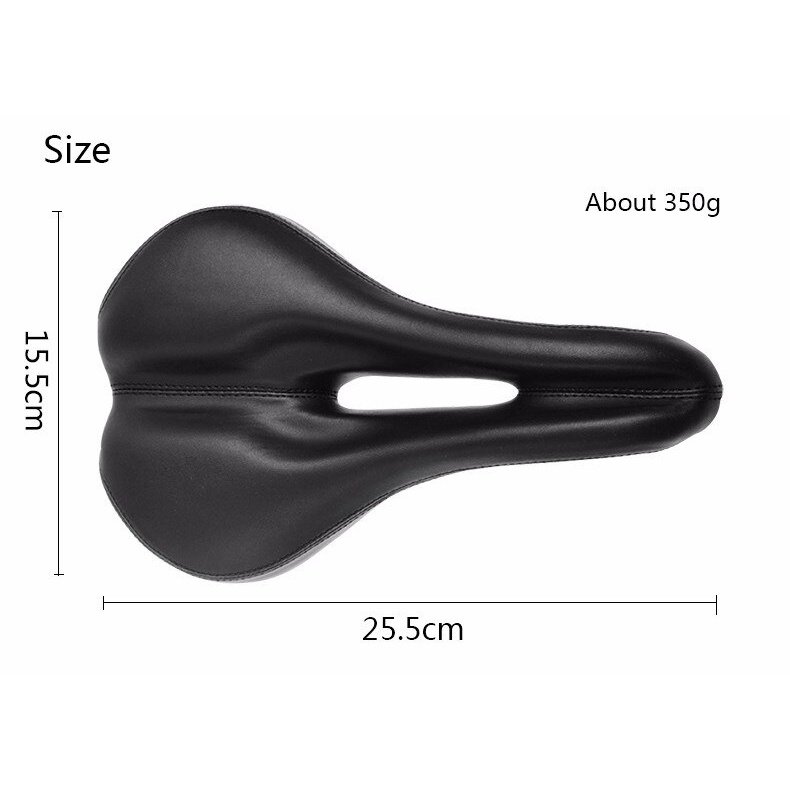 ROCKBROS Jok Sadel Sepeda Bike Saddle PU Leather - 6685 - Black