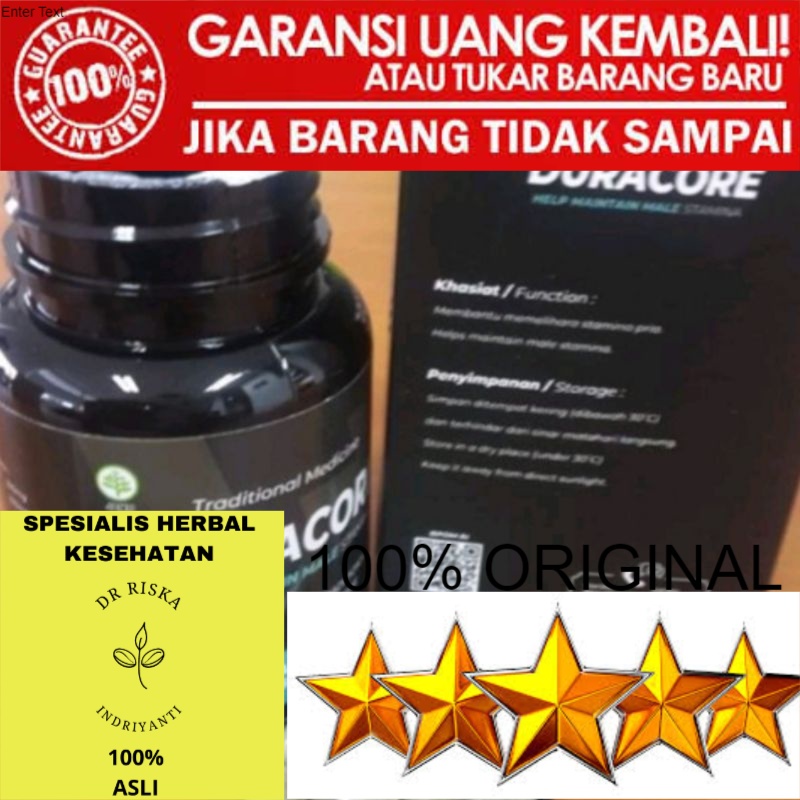 100% ASLI OBAT PEMBESAR KELAMIN PRIA DURACORE ASLI 100% ORIGINAL KAPSUL SUPLEMEN PRIA HERBAL OBAT PE