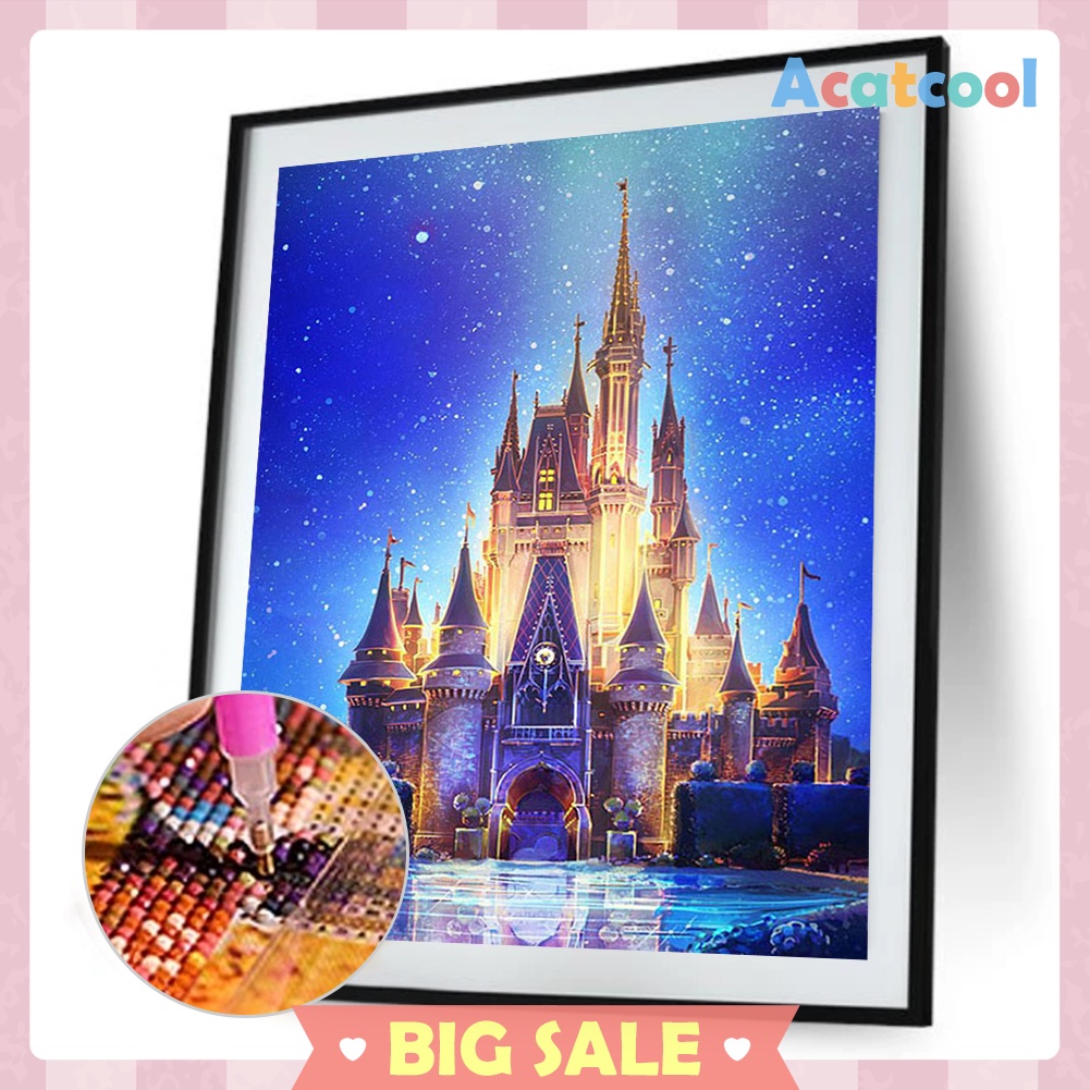 5D DIY Full Drill Diamond Painting Pagoda Cross Stitch Embroidery Craft Kit