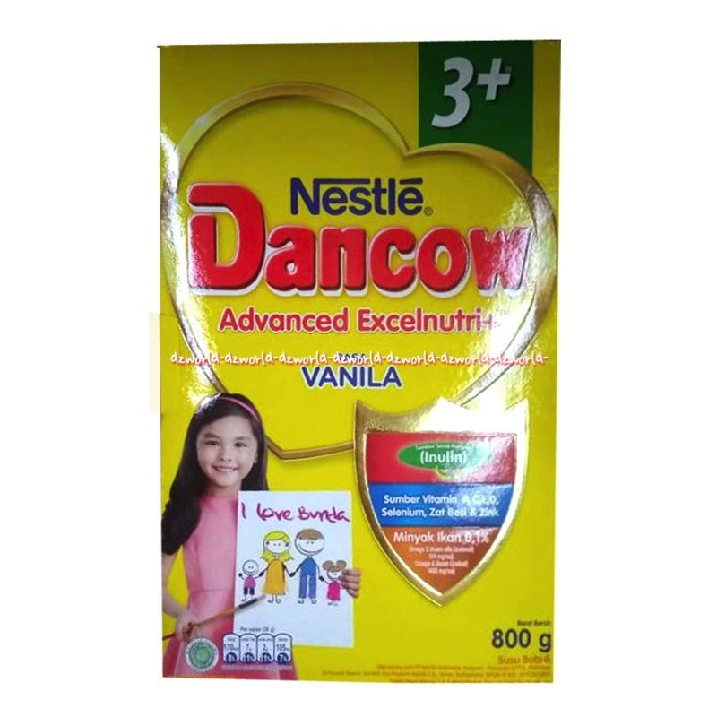 Dancow Nestle 3+ Rasa Vanilla 750gr Vanila Coklat 3+ 3-5tahun Susu Dancow Bubuk Nutritods