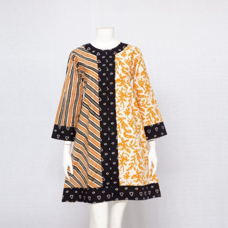 Tunik batik kerja modern