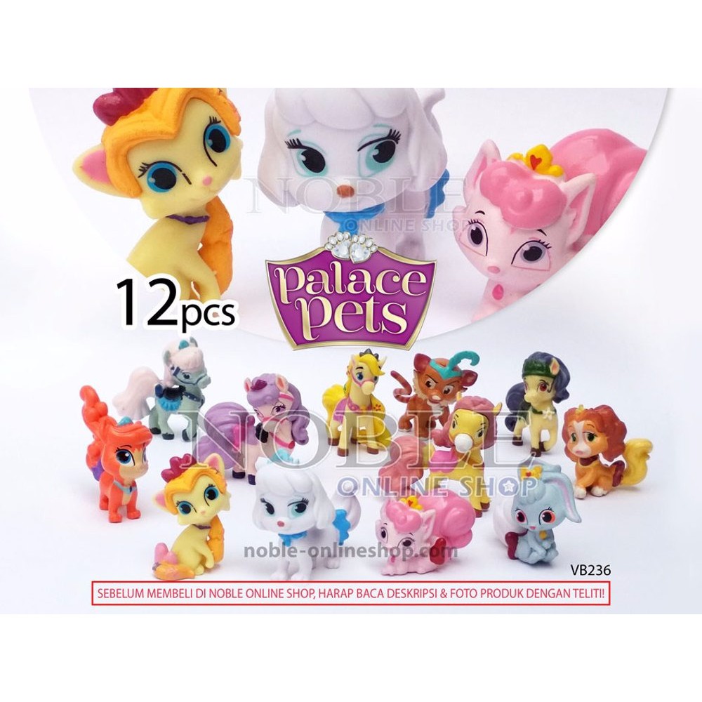 Palace Pets Figure Disney Princess Pets Animal Hewan Peliharaan Kerajaan Cat Kitten Dog Puppy Rabbi