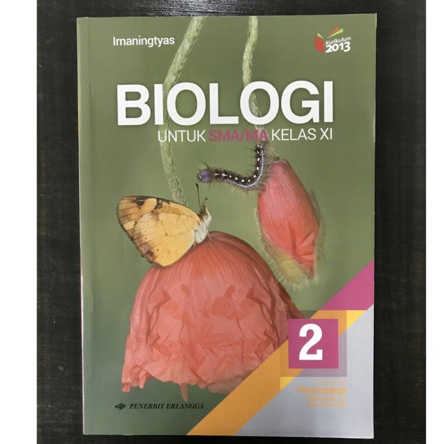 Pelajaran Biologi Kelas Xi 11 Sma K13 Irnaningtyas Erlangga Shopee Indonesia