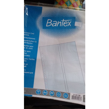 

SLEEVE BANTEX A4 10P