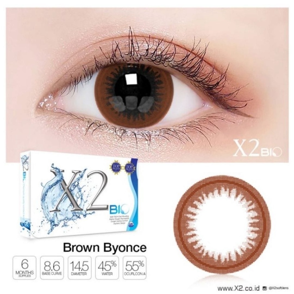 SOFTLENS X2 BIO BLACK BROWN