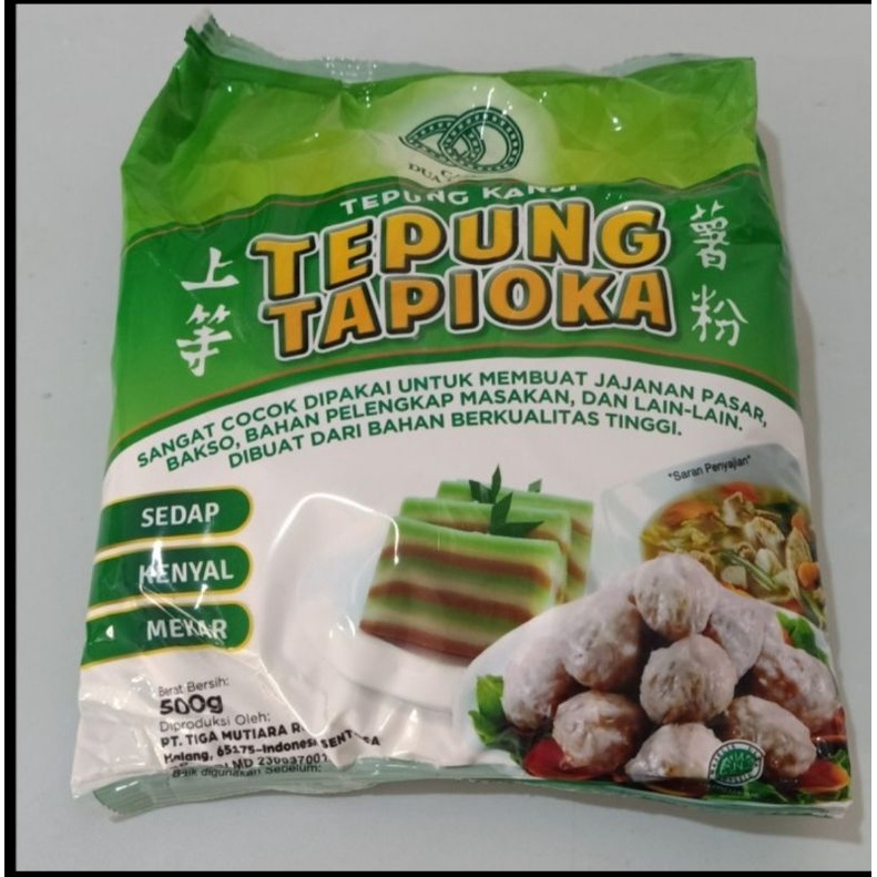 

SAGU/ TAPIOKA CAP DUA LAKER 500 GR