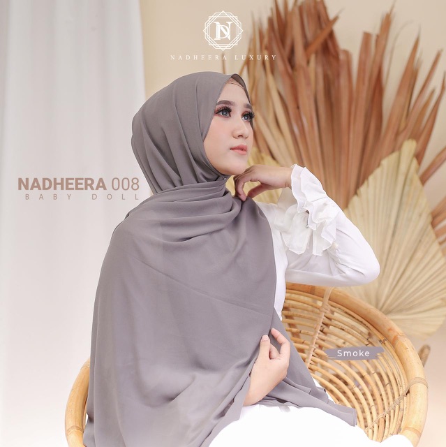 Hijab pashmina Nadheera N-08 Free Tuspin