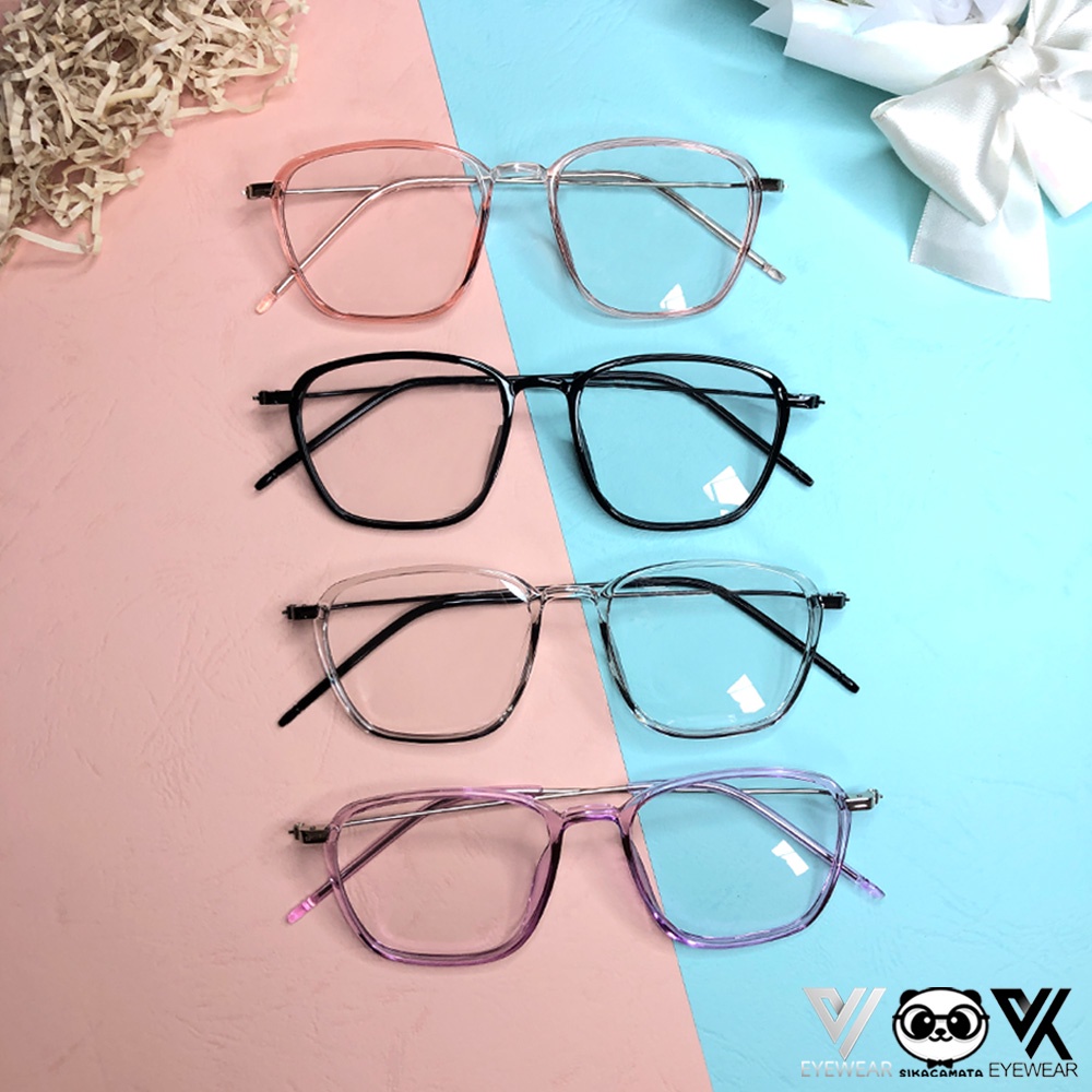 Kacamata PHOTOCROMIC 2189 ANTI RADIASI UV Lensa Berubah warna Sunglass Blueray Blulightcrmic Bluecromic Minus &amp; Plus Korea Fashion Untuk Pria/wanita