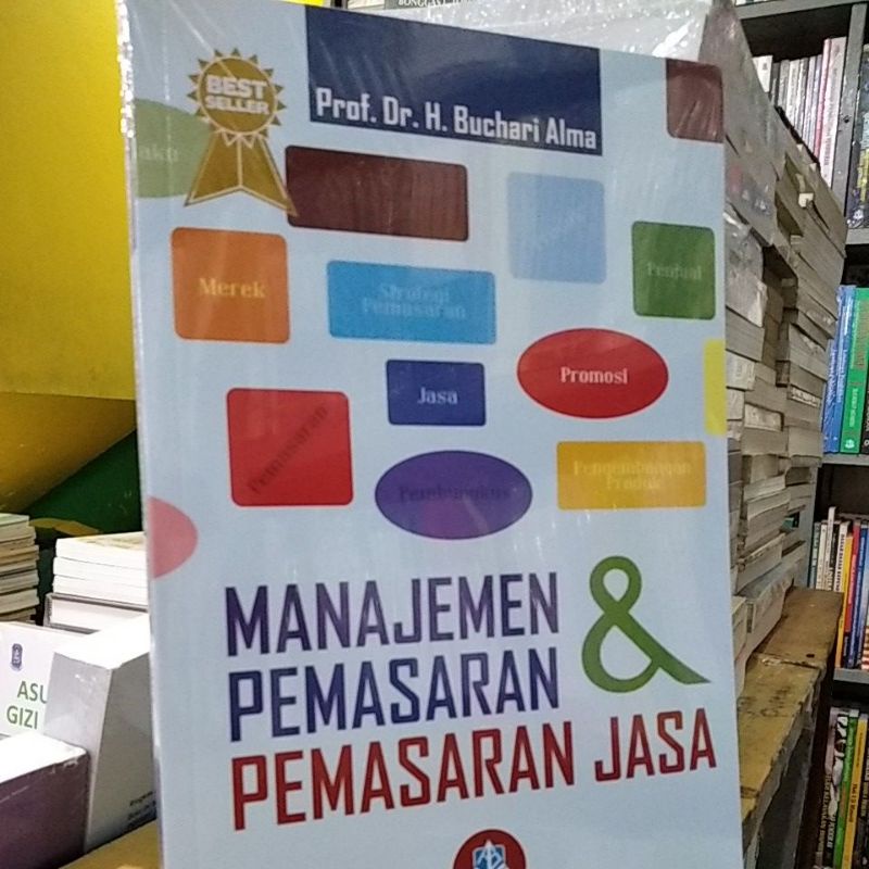 (ORIGINAL) BUKU MANAJEMEN PEMASARAN &amp; PEMASARAN JASA BUCHARI ALMA