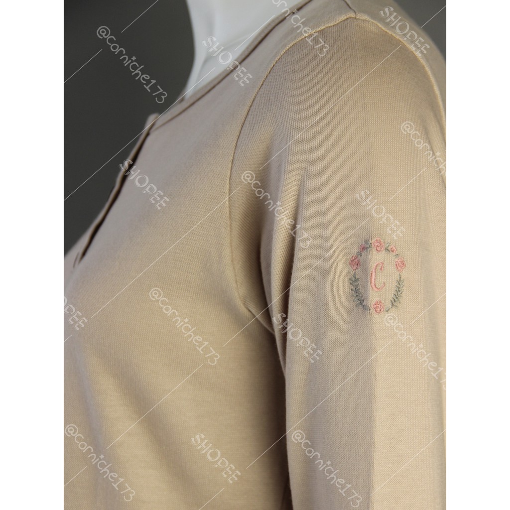 Corniche Milly Henley Cream - TS33193