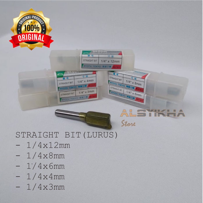 Mata Profil Kayu Lurus Router Straight Bit Router