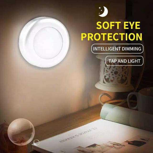 Lampu Malam LED Model Tekan