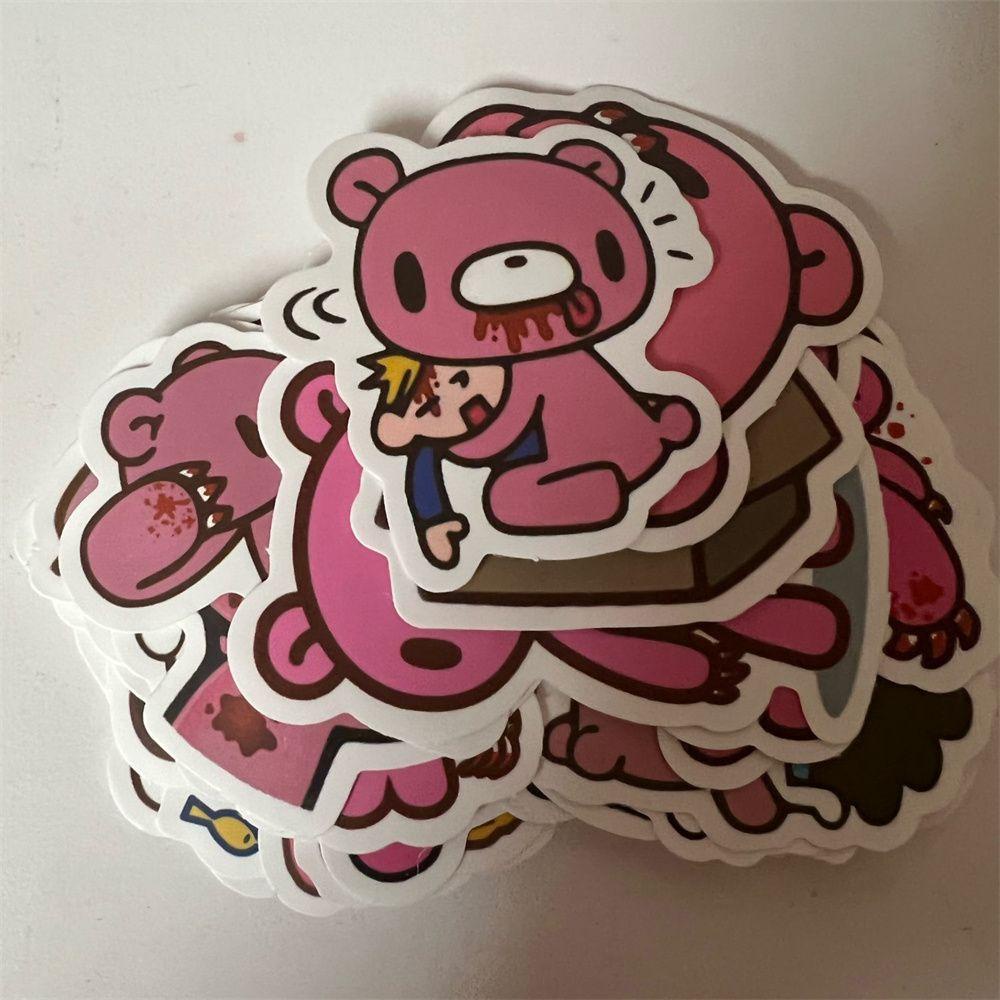 Lanfy Angry Bears Stiker Notebook 50Pcs/Lot Decals Stiker Poster Alat Tulis Stiker Untuk Mobil Gitar Kartun Stiker