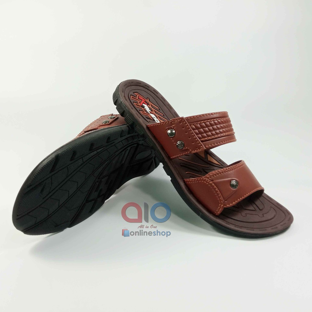 Kaleo Sandal Slop Cowok 39 - 42 Ban 2 Sendal Casual Pria Dewasa Laki KLO 28 Bahan Kulit Sintetis