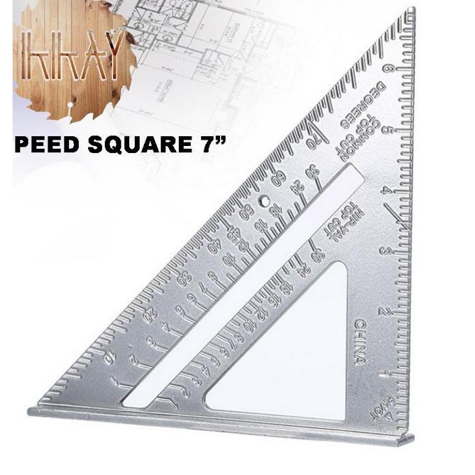 

speed square 7 inch alumunium penggaris segitiga siku 7 inch