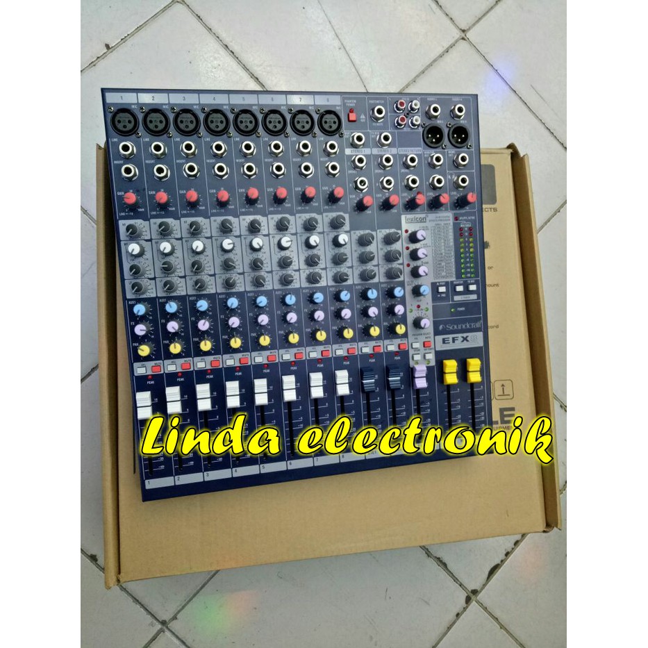 mixer SOUNDCRAFT EFX 8 8ch efx8