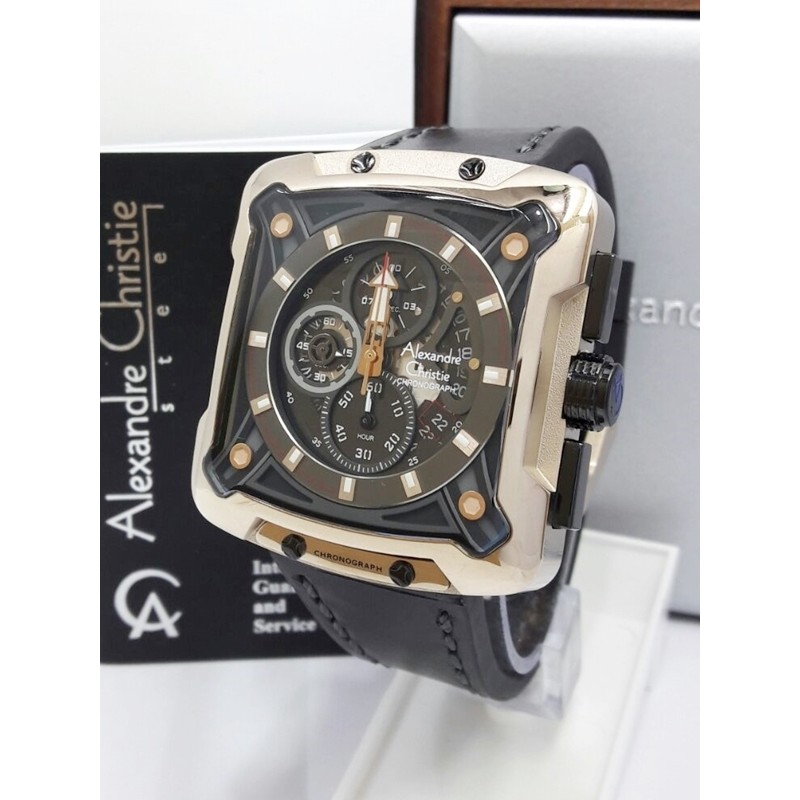 Jam Tangan Pria Alexandre Christie AC 3030 MC BLBZ Stainless Steel
