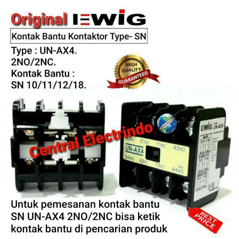 Kontaktor Contactor SN-10 AC 220V EWIG.